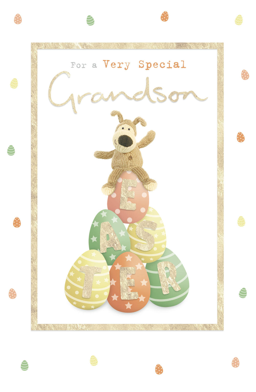 Boofle Very Special Grandson Easter Greeting Card Cards