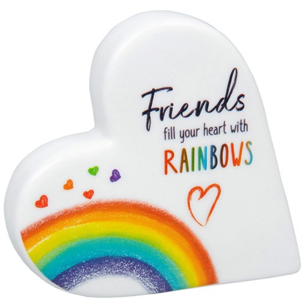 blue rainbow friends hugs retro - Blue Rainbow Friends - Sticker