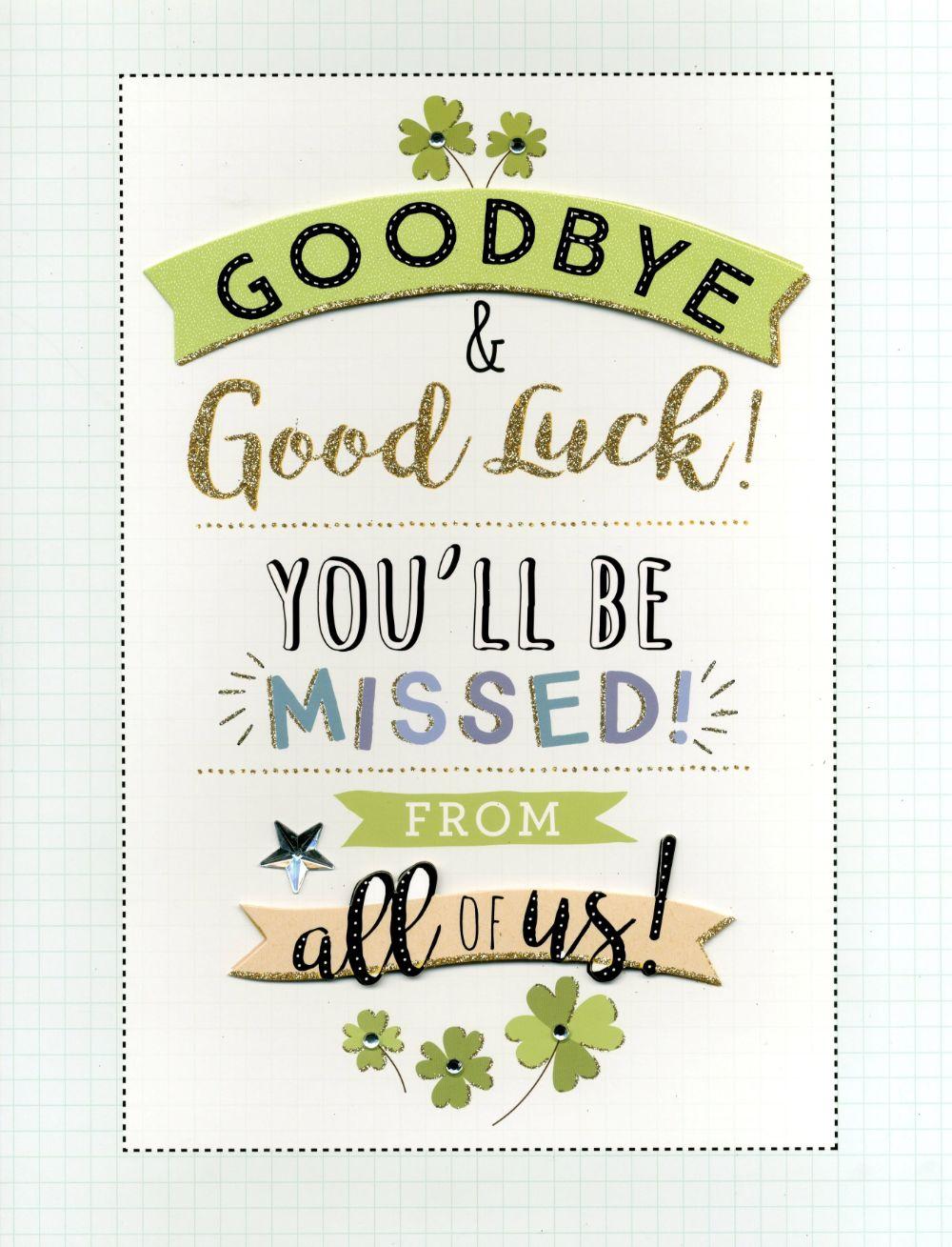 quotes about goodbye and good luck