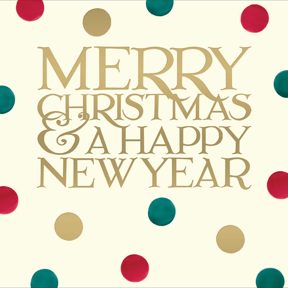 Box of 8 Emma Bridgewater Polka Dot Christmas Cards Cards