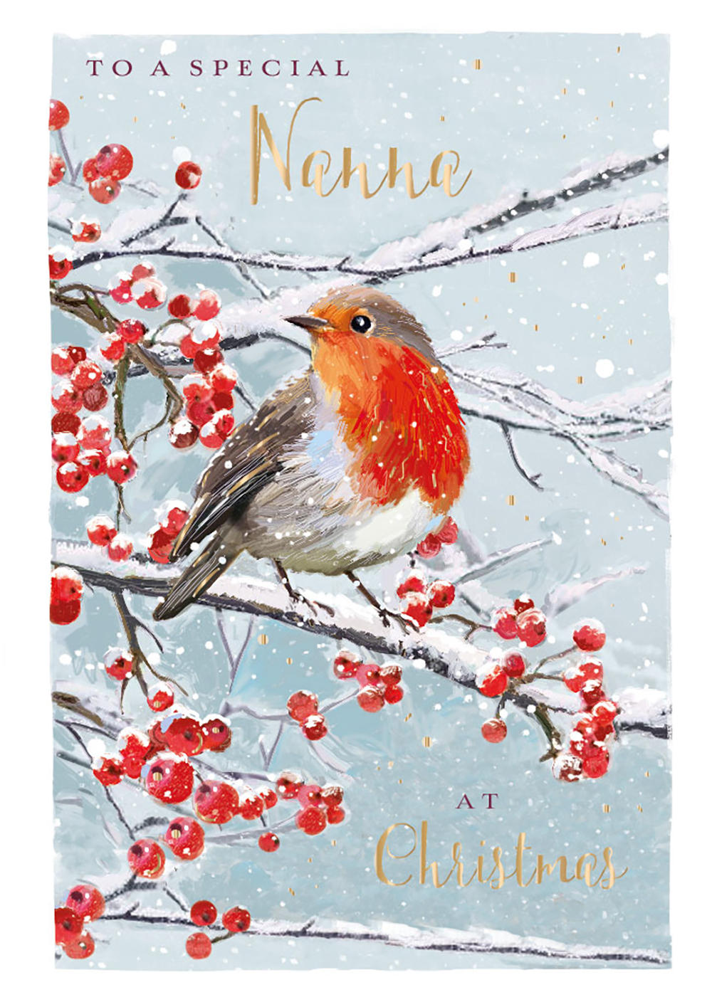 Robin Christmas Card 