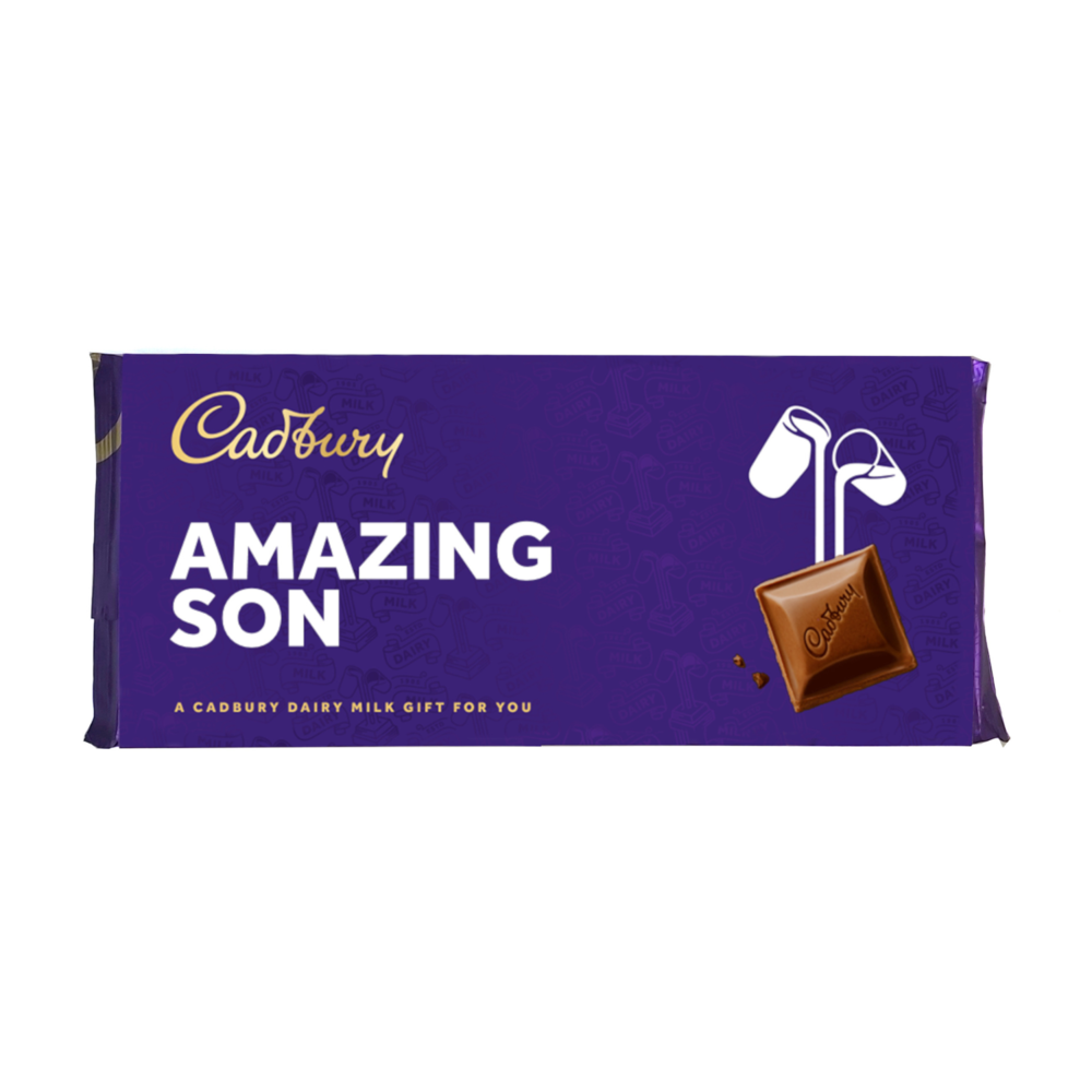 Cadbury Dairy Milk Amazing Son Large 360G Chocolate Bar Gifts