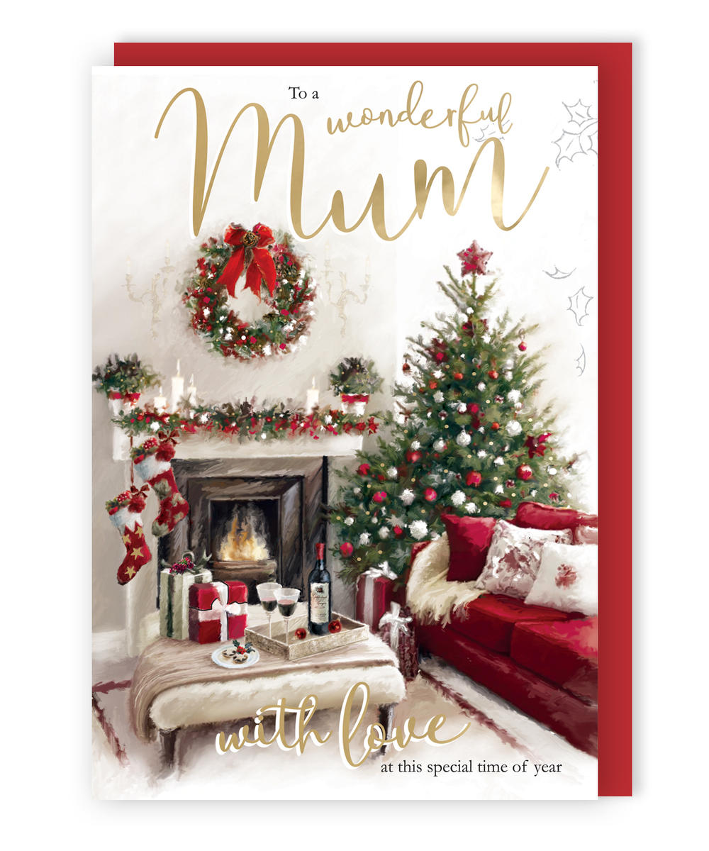 Wonderful Mum Singing Musical Christmas Card | Cards