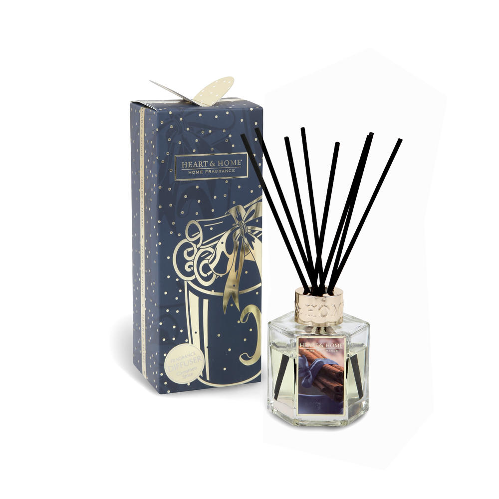 Heart & Home Gift Set Cinnamon Spice Fragrance Reed Diffuser 70ml Gifts