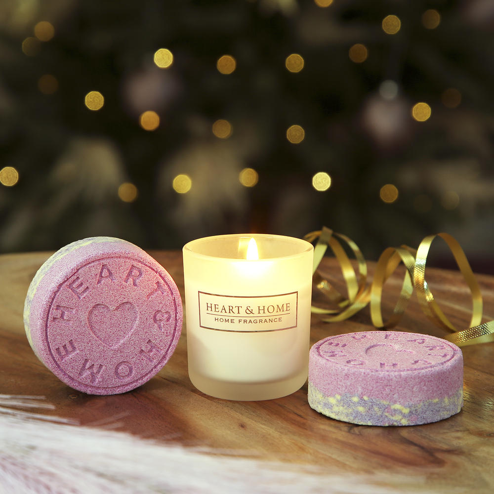 Heart & Home Guardian Angel Candle & Bath Bomb Gift Set In Gift Box Galentine's Day