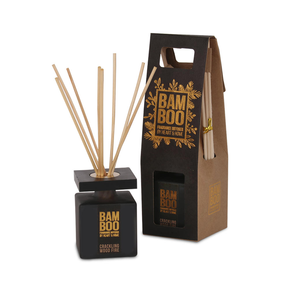 Heart & Home Bamboo Winter Pine & Cedarwood Reed Diffuser 80ml & Soy