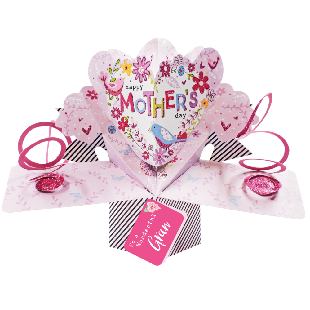To A Wonderful Gran Happy Mother's Day Pop Up Card Cards