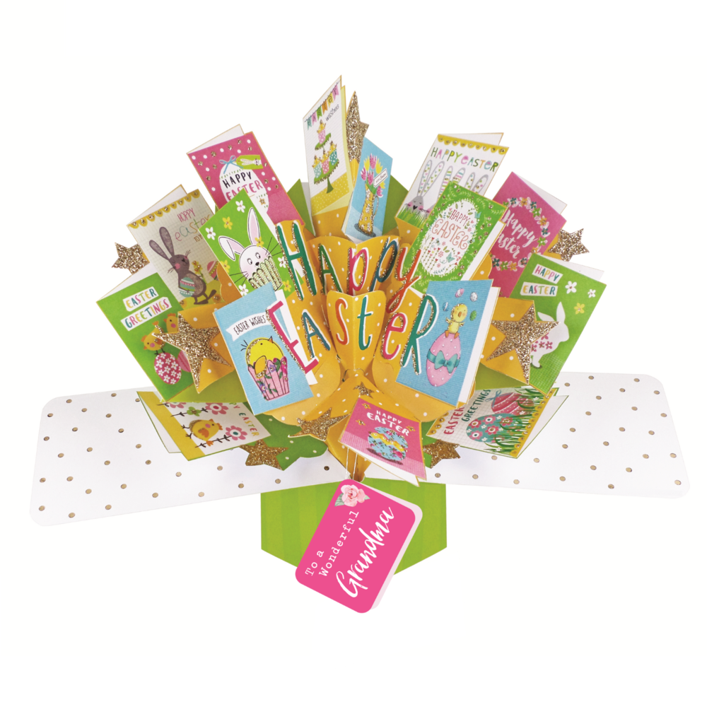 To A Wonderful Grandma Happy Easter 3D Pop Up Card Cards