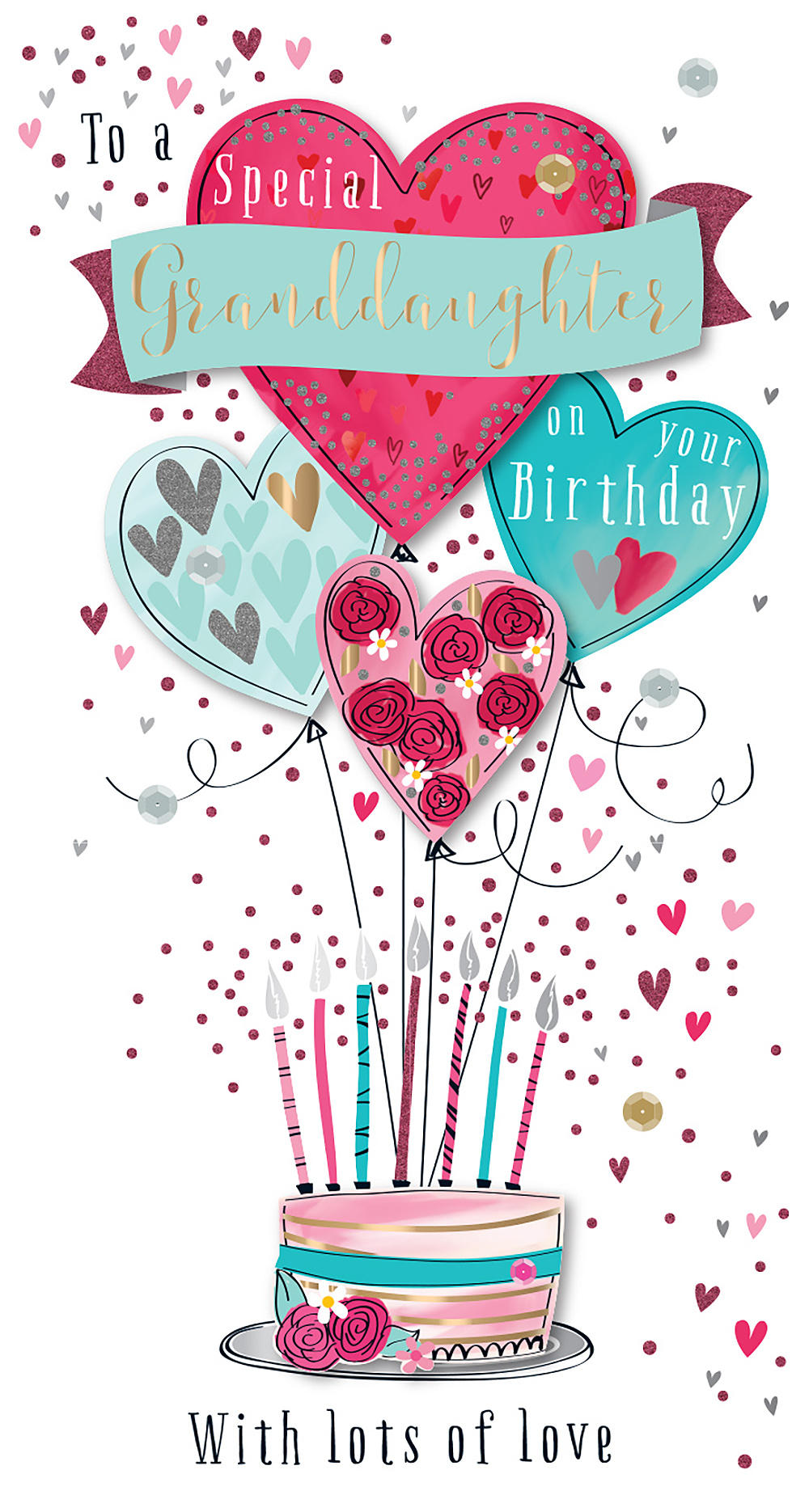 special-granddaughter-embellished-birthday-greeting-card-cards