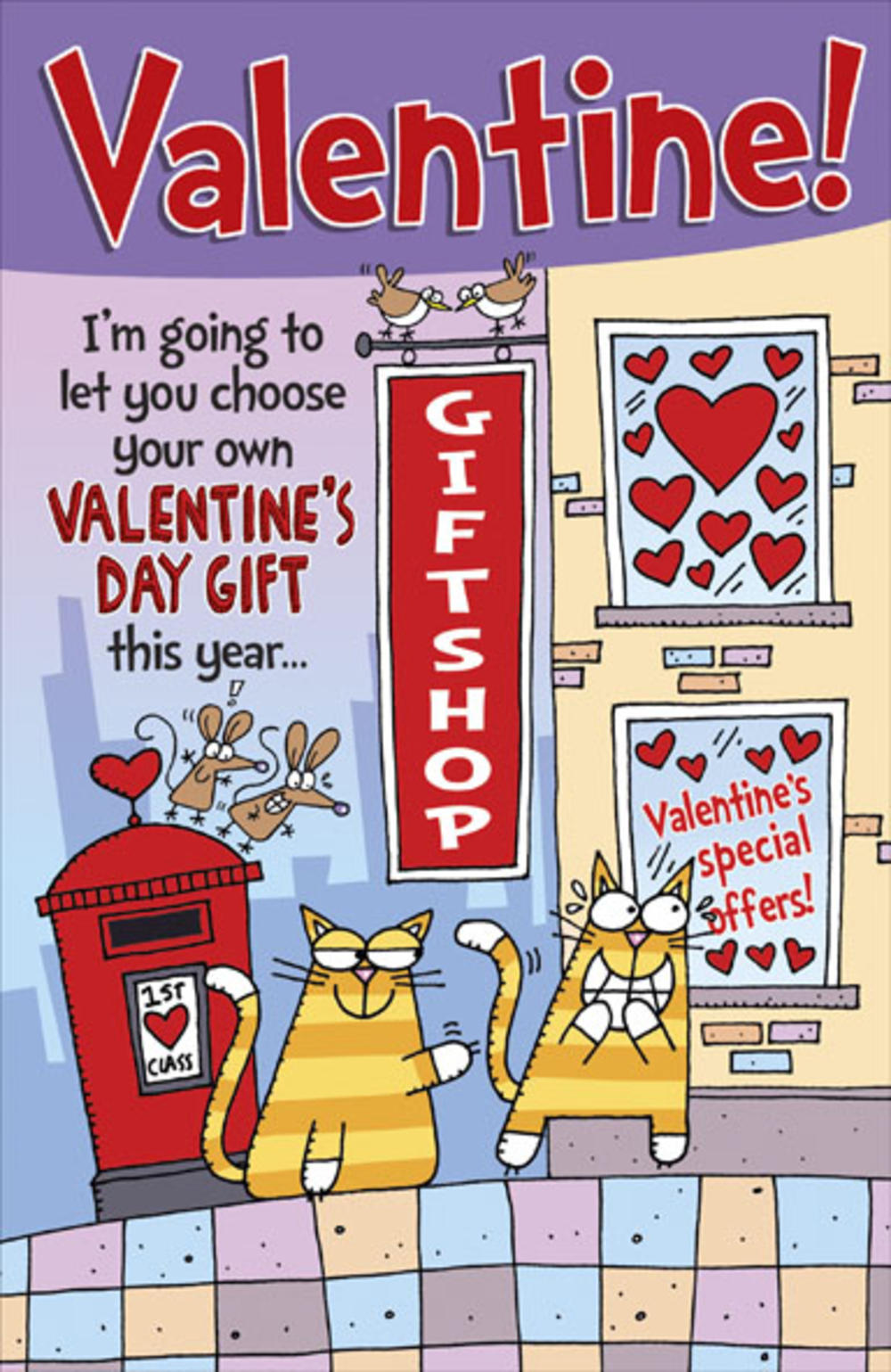 Funny Lift Flap Choose Gift Sex Valentines Day Card -2779