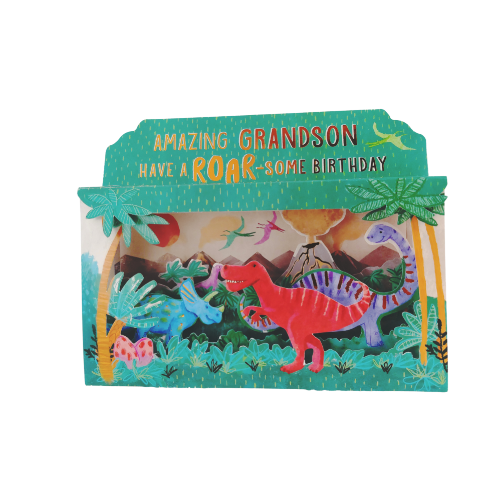 Roarsome Dinosaur Two Today Birthday – Parcel of Love