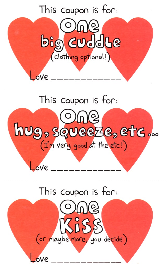 husband s day love coupons inside card valentines card inside