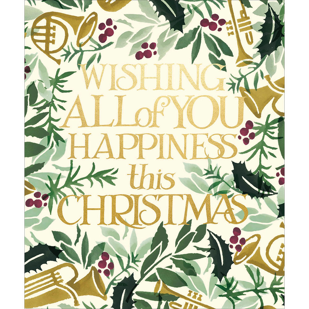 Emma Bridgewater To All Of You Festive Christmas Card Cards