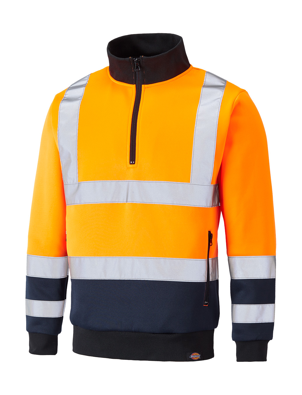 dickies hi vis hoodie orange