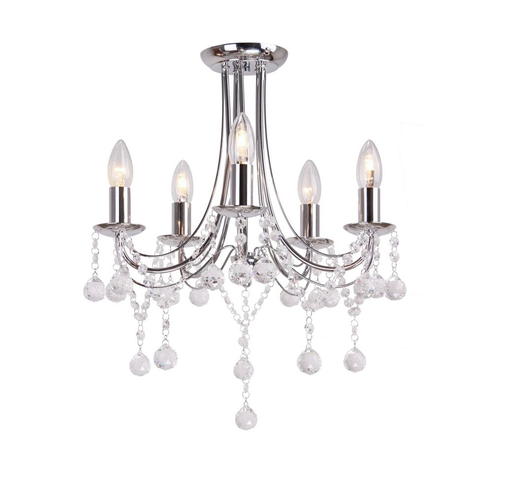 Debenhams Home Collection Esme Crystal Glass Flush Chandelier Sentinel Debenhams Home Collection Esme Crystal Glass Flush Chandelier