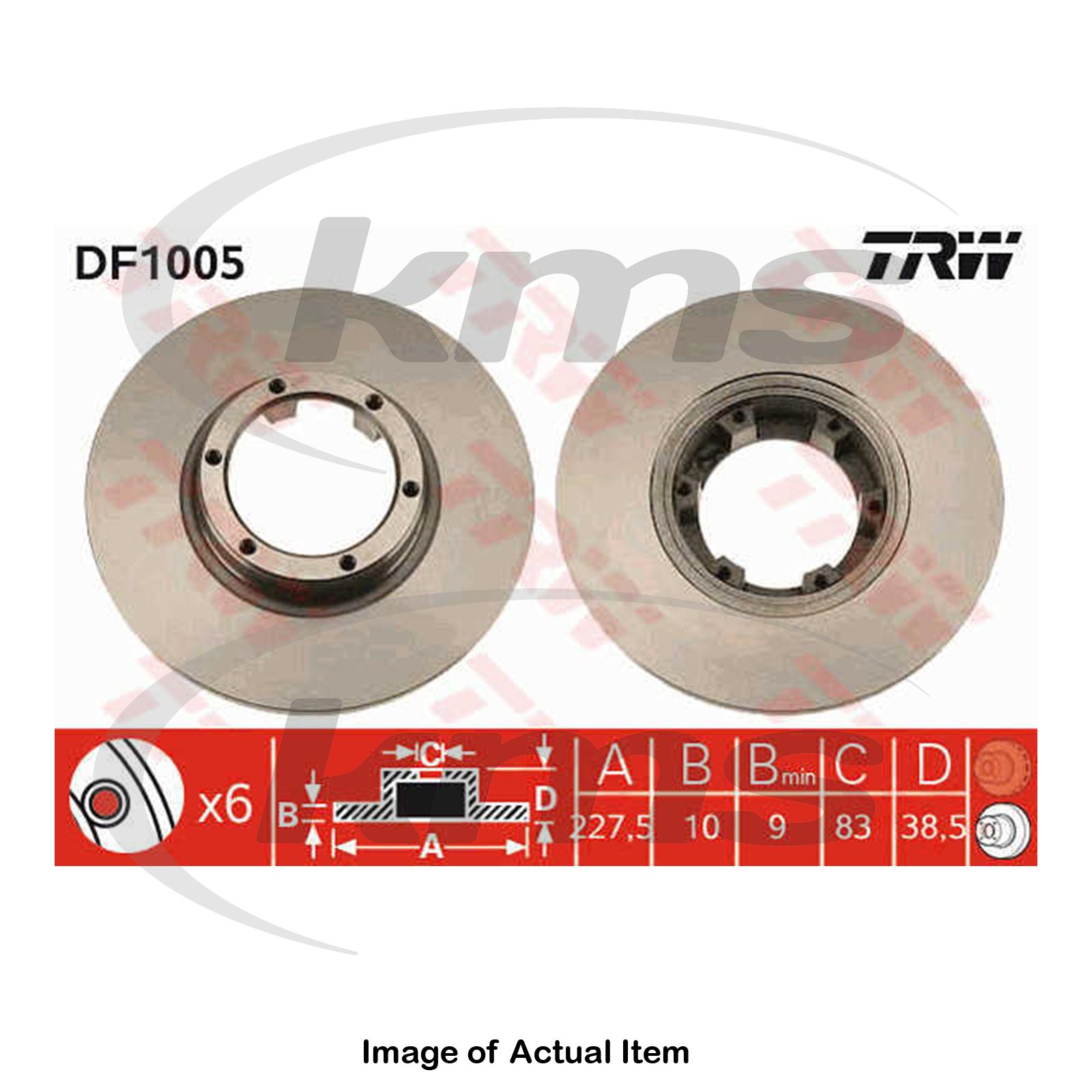 set of 2 Ferodo DDF016 Brake Disc