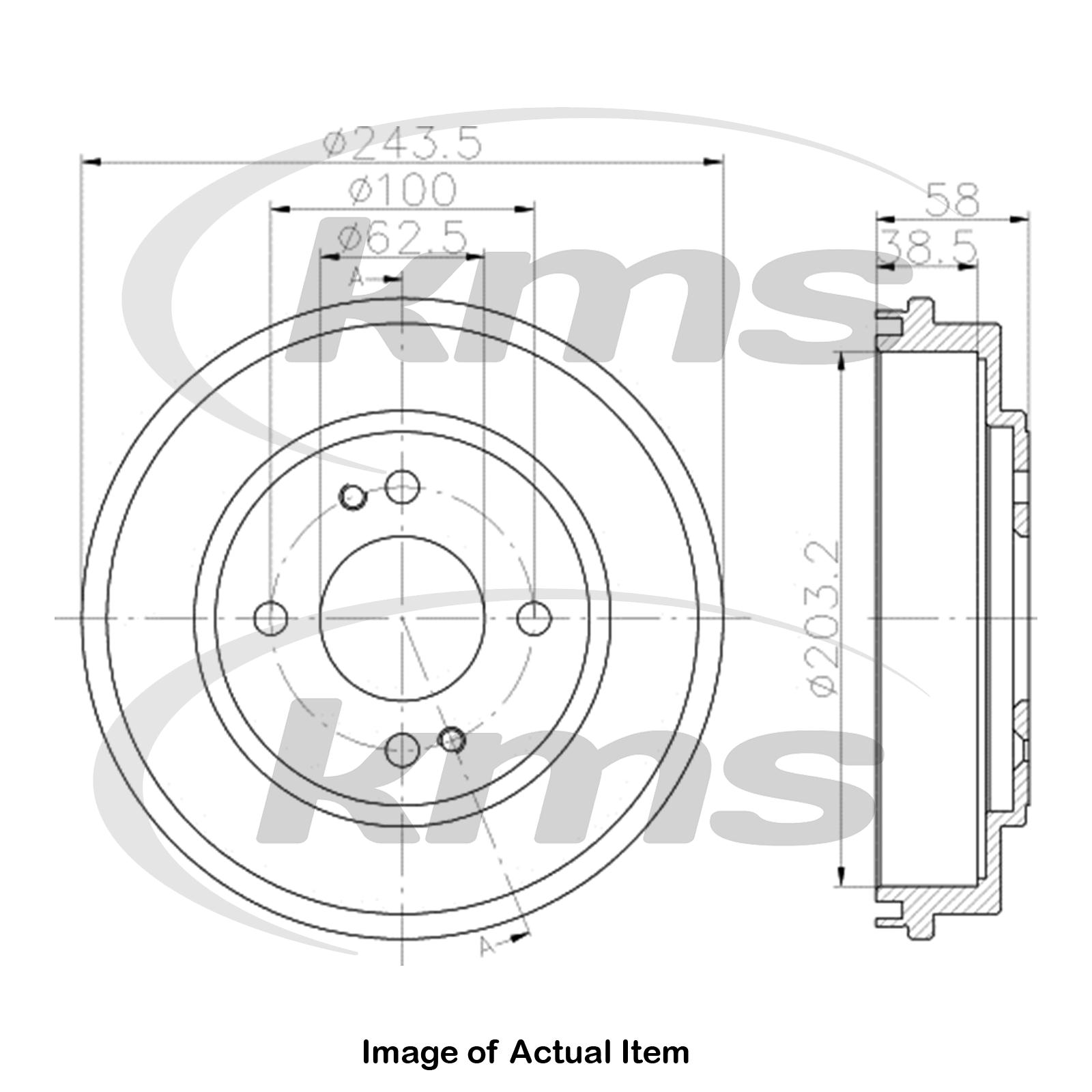ABS 7148-S Brake Drum
