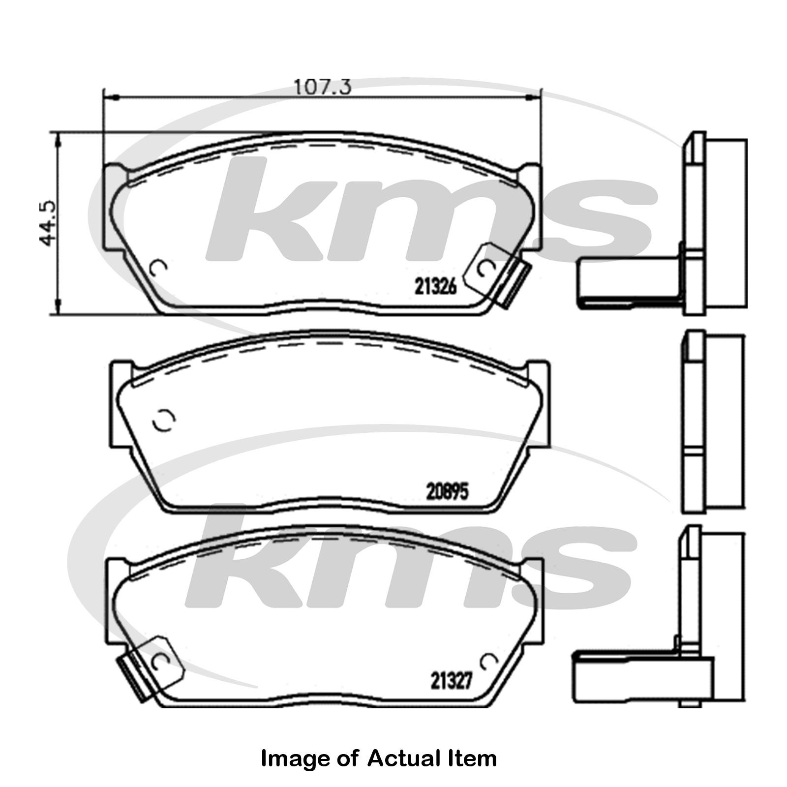 BRAND NEW 5 YEAR WARRANTY GENUINE Mintex Rear Brake Pad Set MDB3711