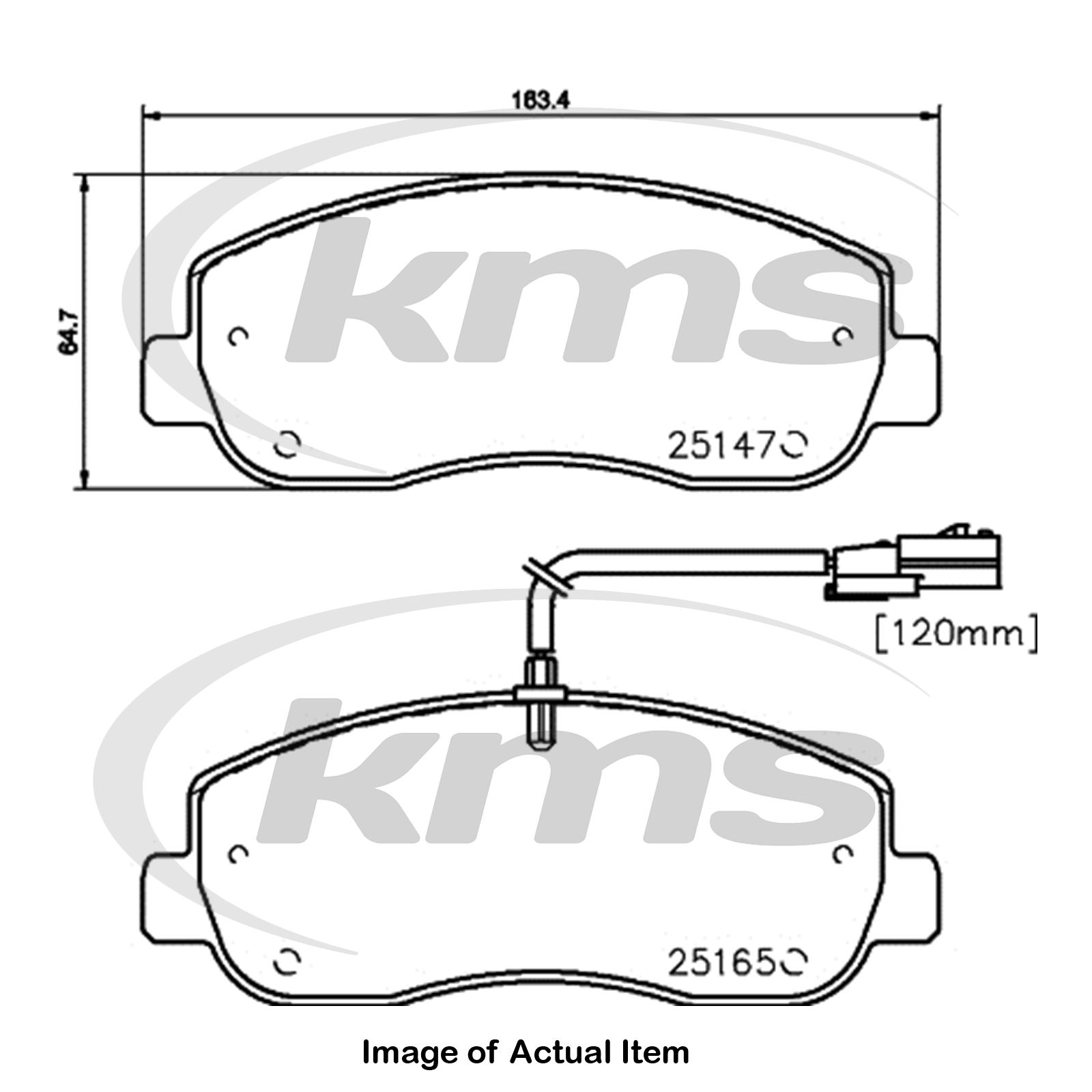 Brand New Apec Front Brake Pad Set PAD1797-12 Months Warranty!