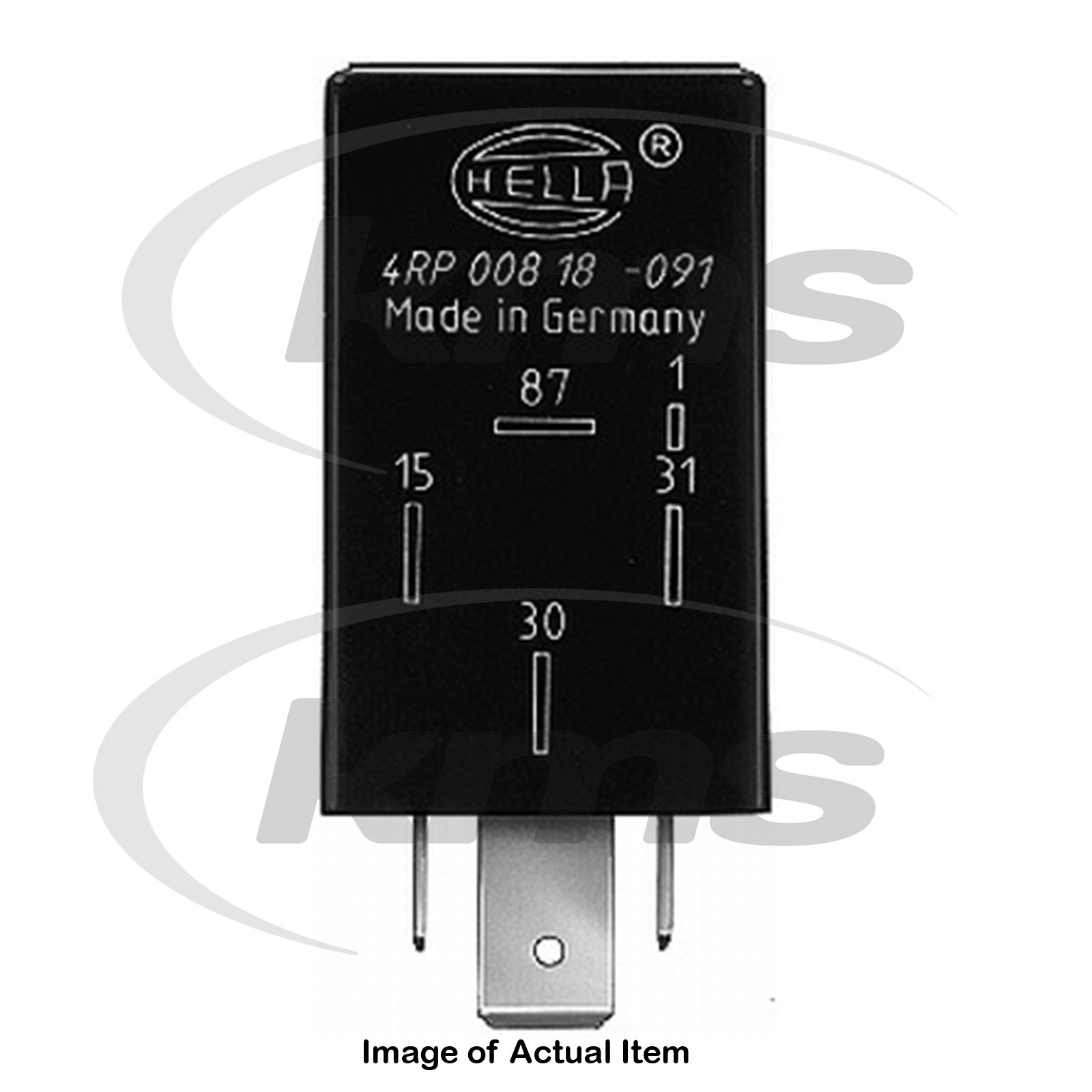 New Genuine HELLA Fuel Pump Relay 4RP 008 189091 Top German Quality eBay