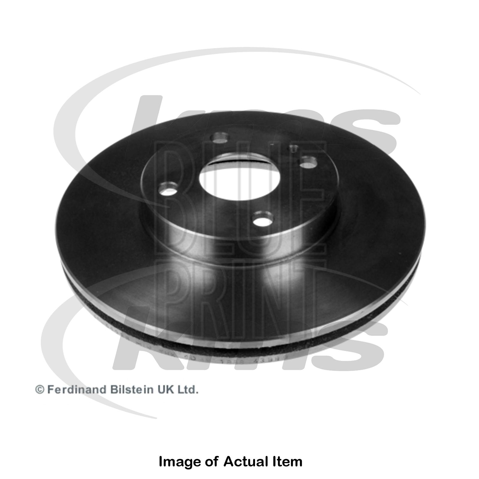 front internally ventilated Blue Print ADM54341 Brake Disc Set 2 Brake Disc of Holes 5 No