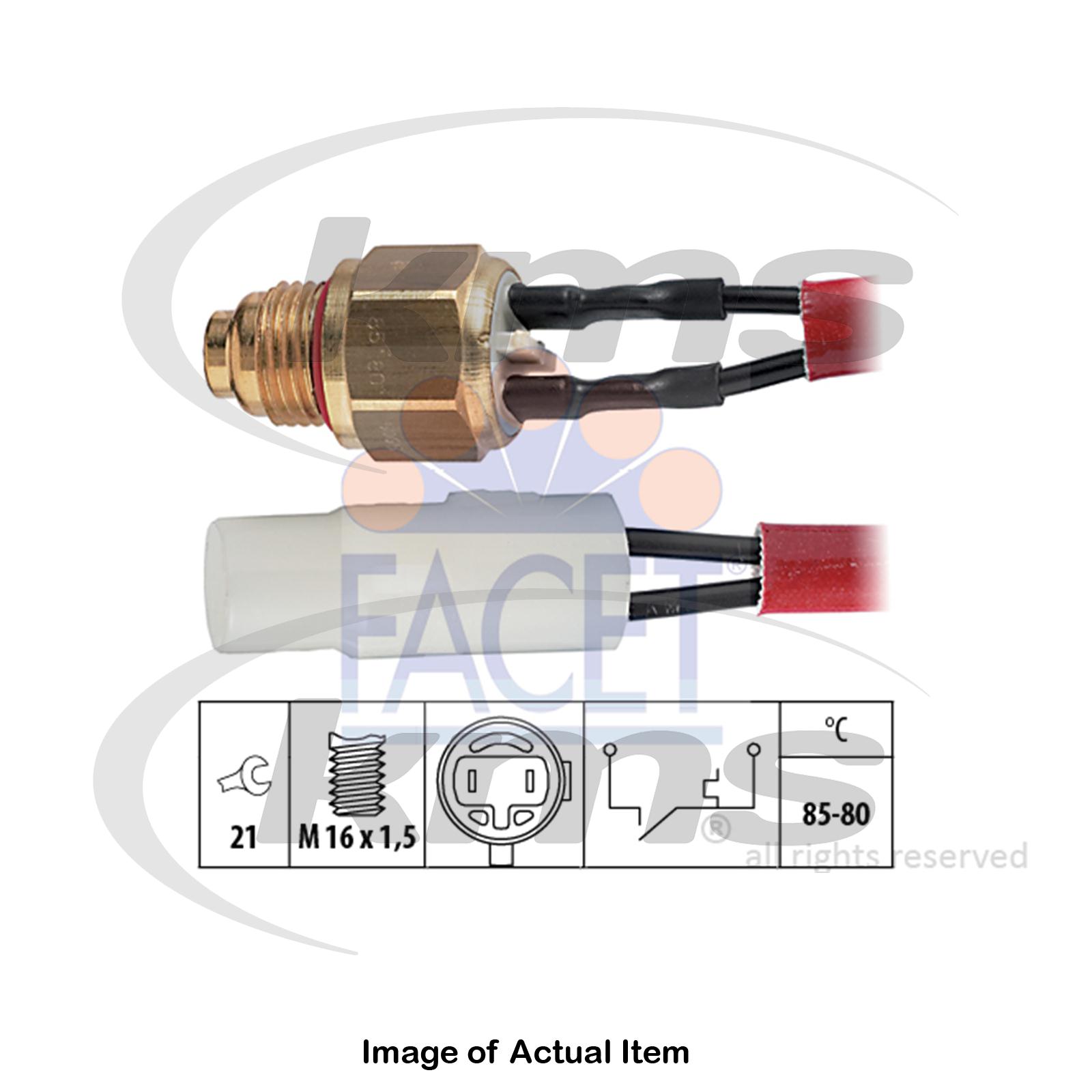 New Genuine FACET Radiator Cooling Fan Temperature Switch 7.5065 Top