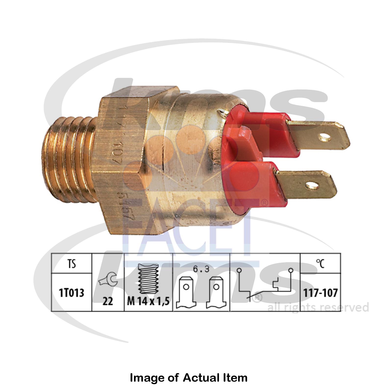 New Genuine FACET Radiator Cooling Fan Temperature Switch 7.5157 Top