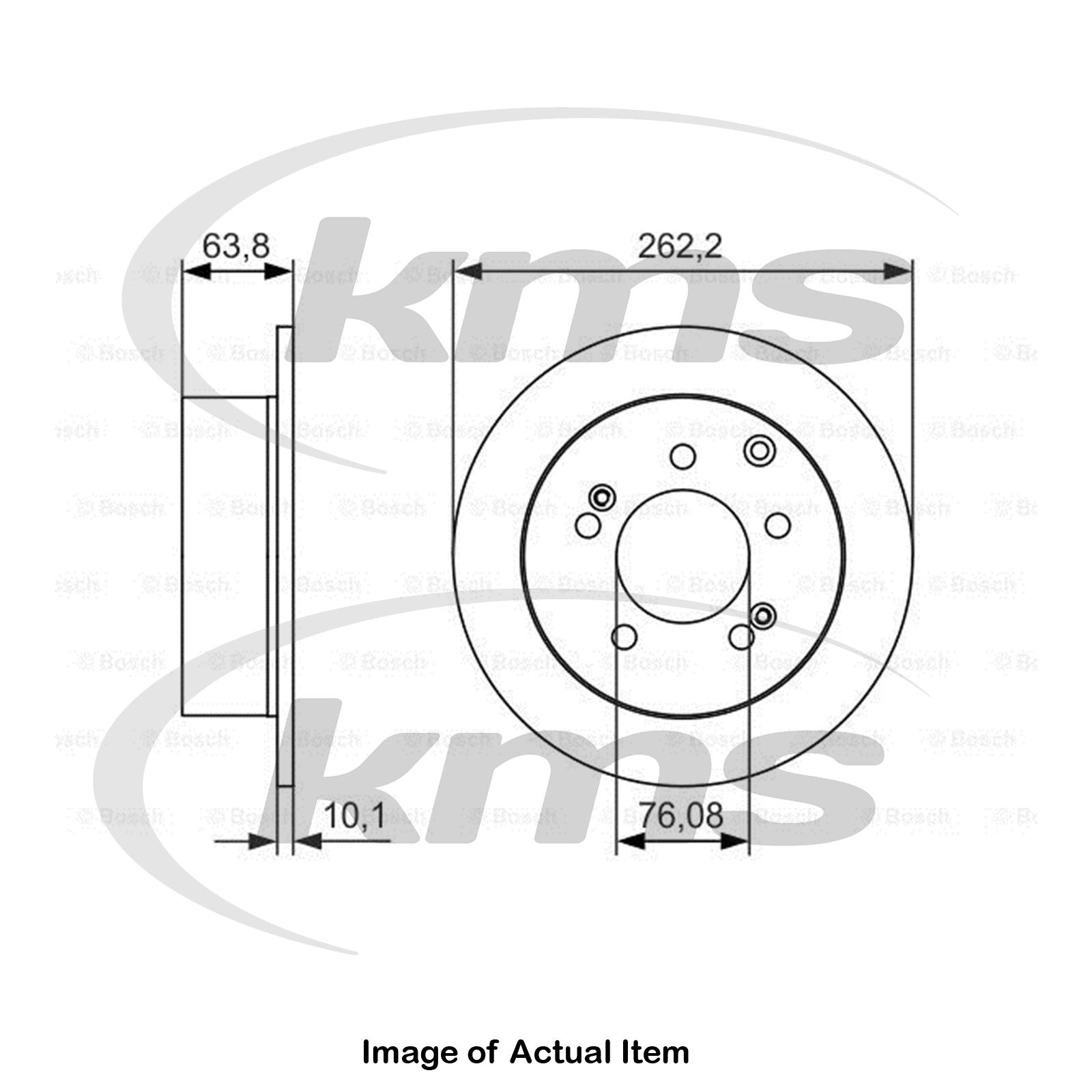 0 986 479 009 2x disque de frein frein Neuf BOSCH