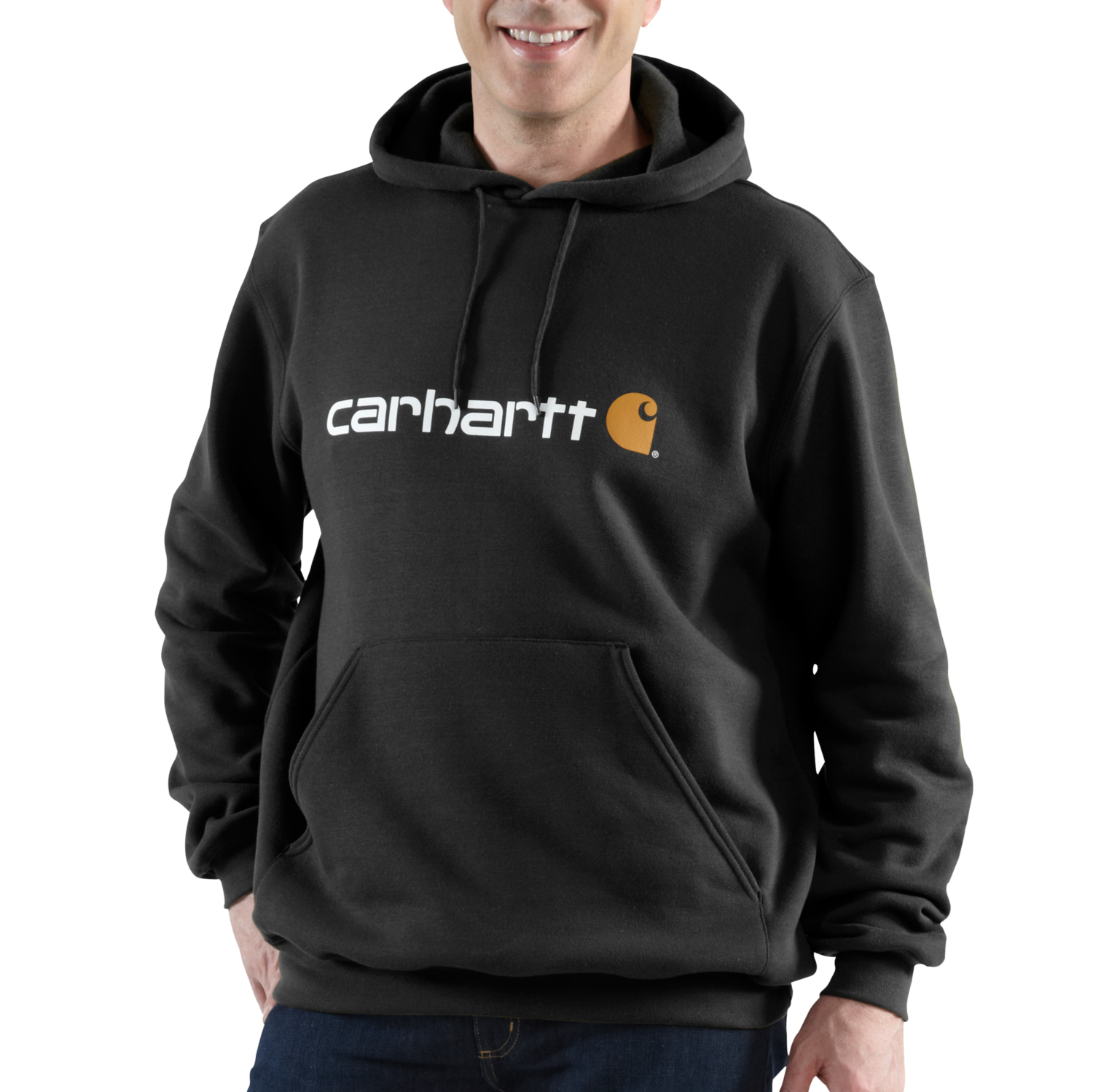 Carhartt 100074 Loose Fit Medweight Logo Graphic Sweatshirt - Picture 8 of 36