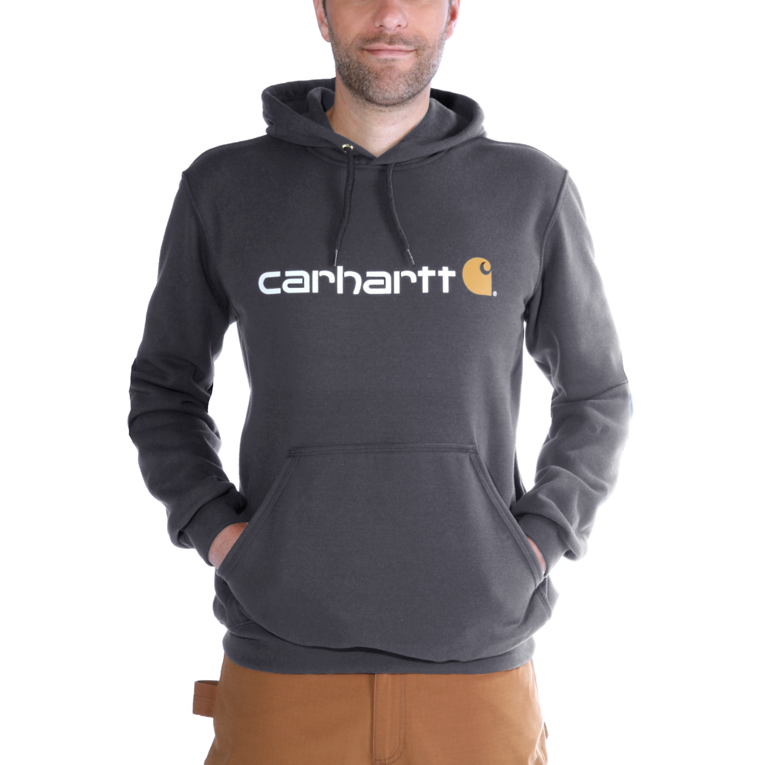 Carhartt 100074 Loose Fit Medweight Logo Graphic Sweatshirt - Picture 12 of 36