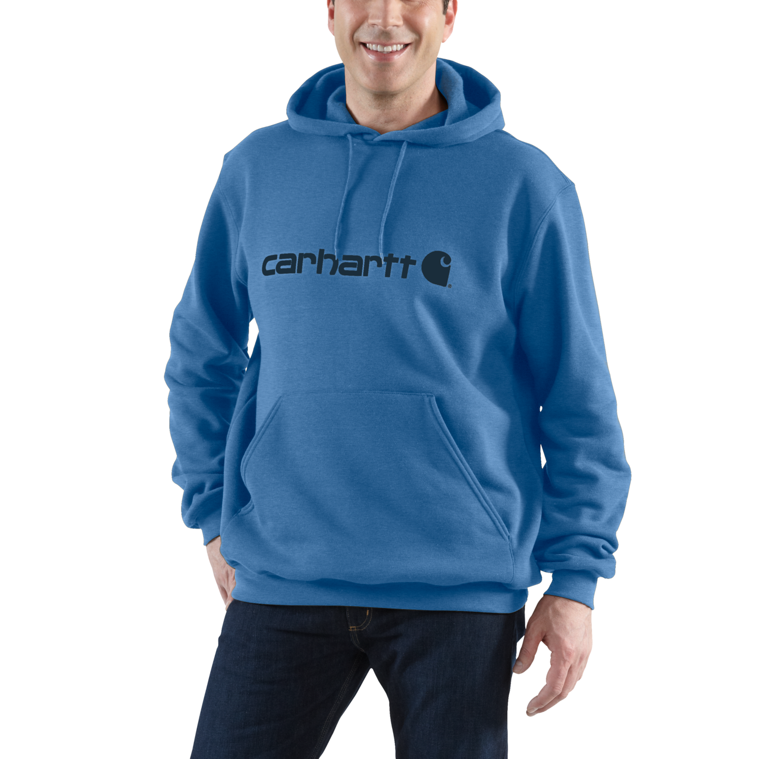 Carhartt 100074 Loose Fit Medweight Logo Graphic Sweatshirt - Picture 14 of 36