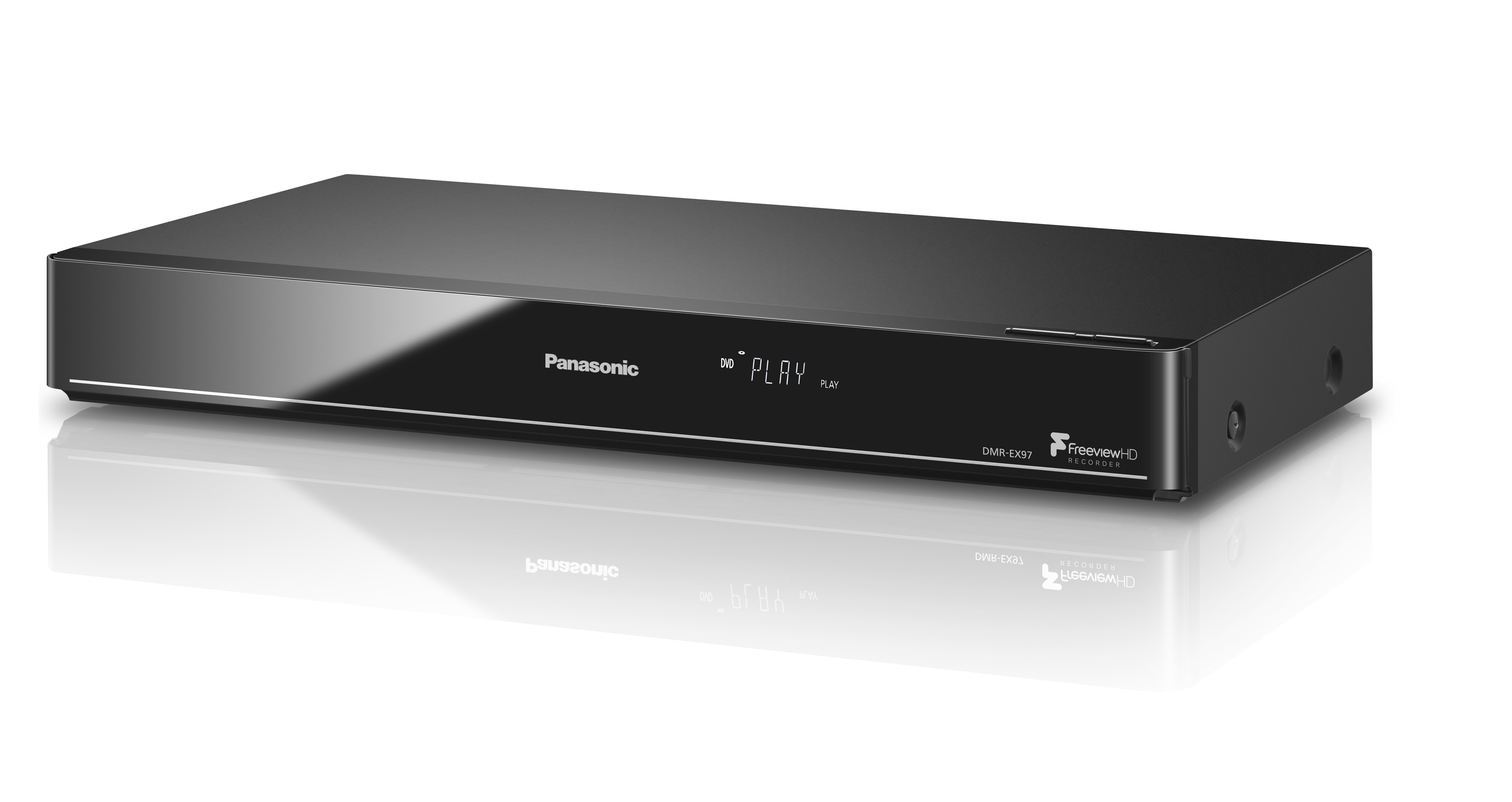 New Panasonic DMREX97EBK Twin HD Tuner DVD Recorder Freeview HD