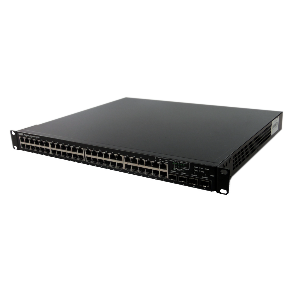 Dell PowerConnect 6248 48 Port 1U Managed Gigabit Switch With Ears ...