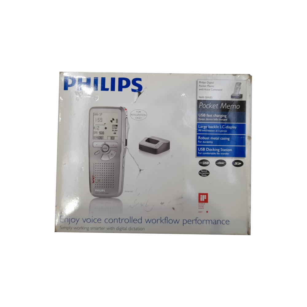 Philips LFH9600 DPM 9600 Pocket Memo Handheld Digital Voice Recorder