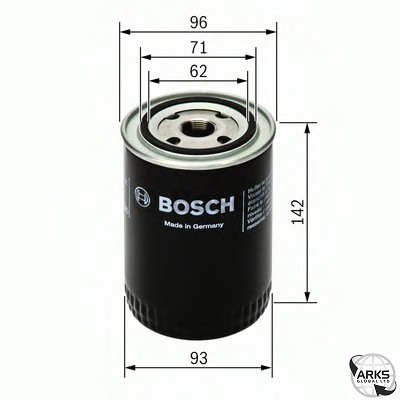 Bosch commercial Filtre à huile P4063 0451104063