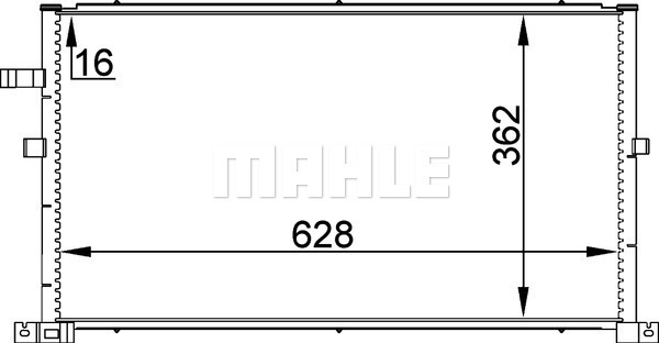 MAHLE PC Aircon condenser AC296000P