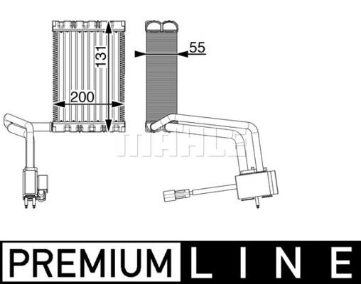 MAHLE PC Evaporator AE5000P