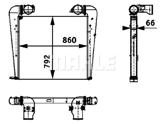 MAHLE Truck/Bus Charge air cooler CI125000P