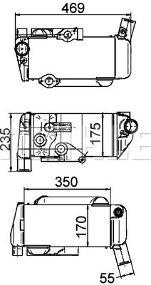 MAHLE Truck/Bus Oil cooler CLC144000P