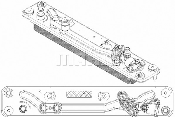 MAHLE PC Oil cooler CLC182000P