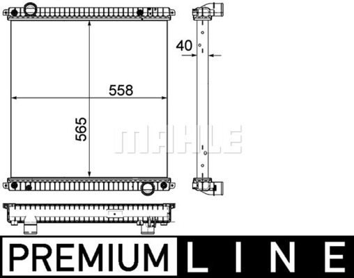 MAHLE Truck/Bus Radiator CR1046000P