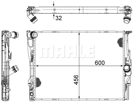 MAHLE PC Radiator CR1088000S