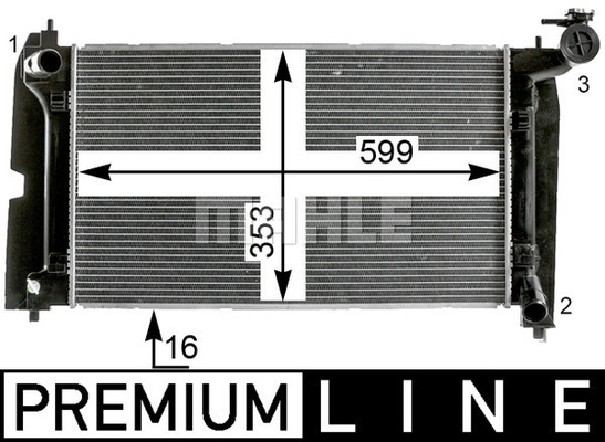 MAHLE PC Radiator CR2015000P