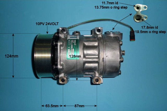 Aircon Compressor Genuine OE SANDEN – AutoAir 14-0058