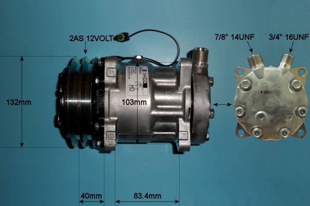 Aircon Compressor Genuine OE SANDEN – AutoAir 14-0101A