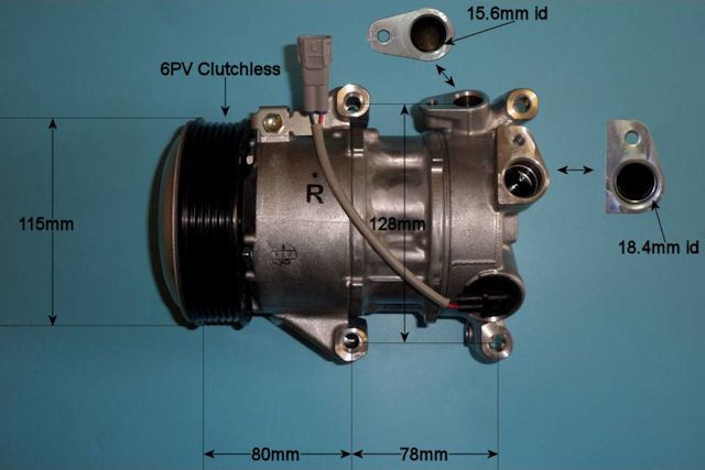 Aircon Compressor Genuine OE DENSO – AutoAir 14-0195