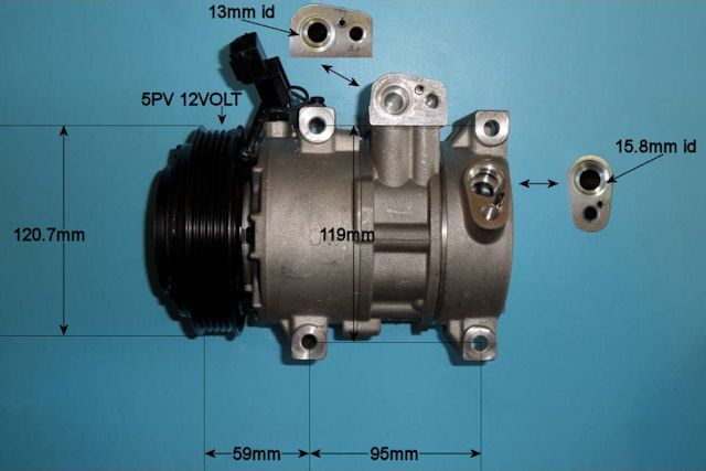 Aircon Compressor Genuine OE DOOWON – AutoAir 14-0210