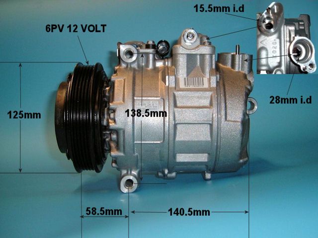 Aircon Compressor Genuine OE SANDEN – AutoAir 14-0261