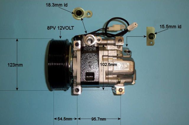 Aircon Compressor Genuine OE PANASONIC – AutoAir 14-1141