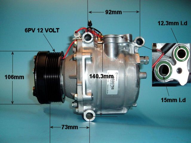 Aircon Compressor Genuine OE SANDEN – AutoAir 14-1218